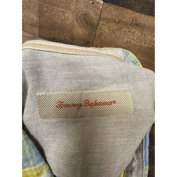 Tommy Bahama Men's Short Sleeve Button Up Size Large *100% Linen* - Picture 2 of 4